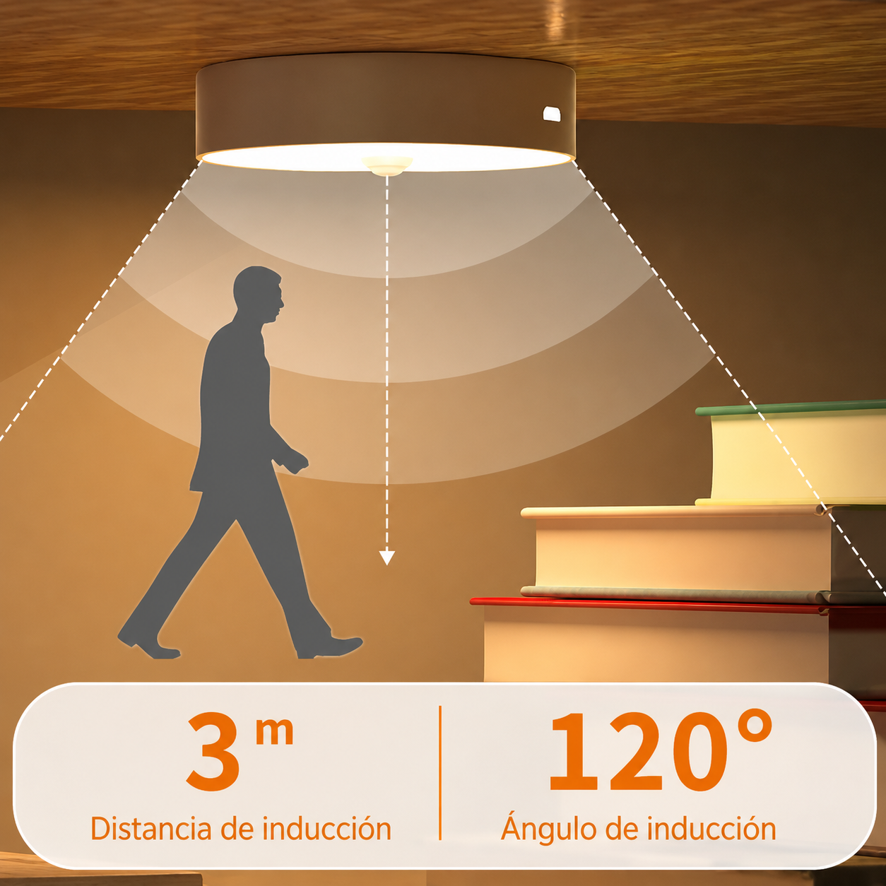 Luz LED con Sensor de Movimiento