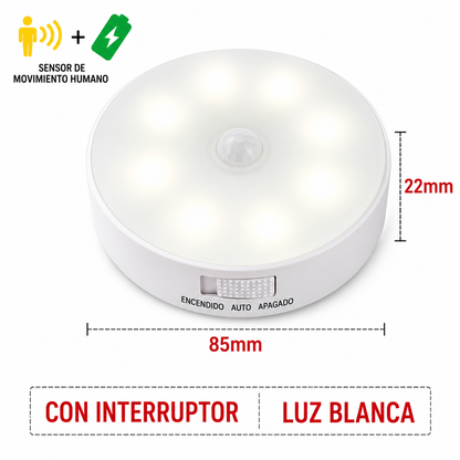 Luz LED con Sensor de Movimiento