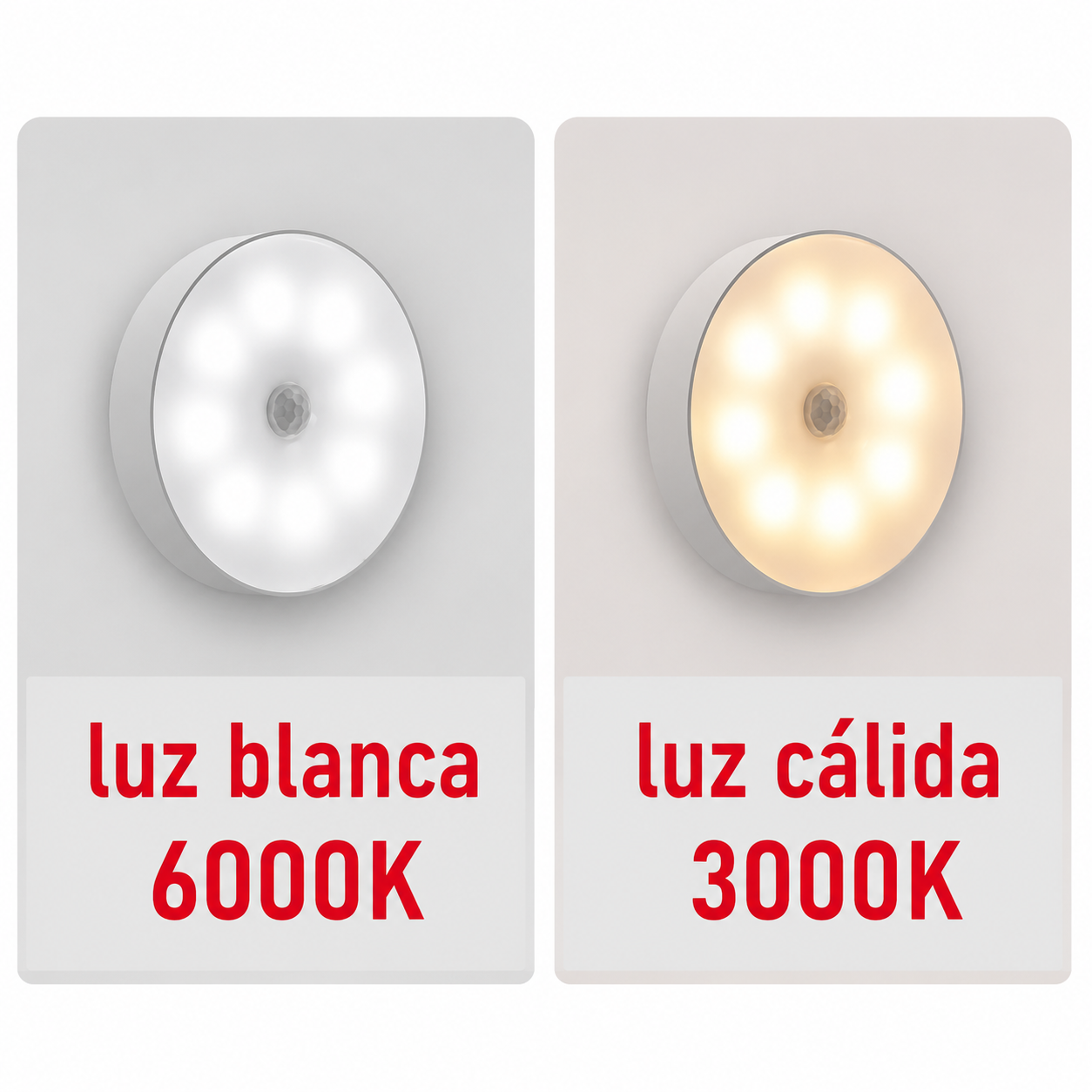 Luz LED con Sensor de Movimiento
