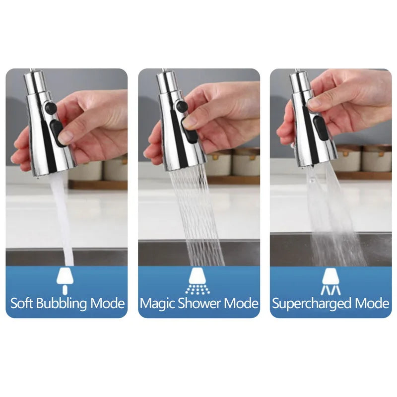 Extensor de Grifo 360° con 3 Modos